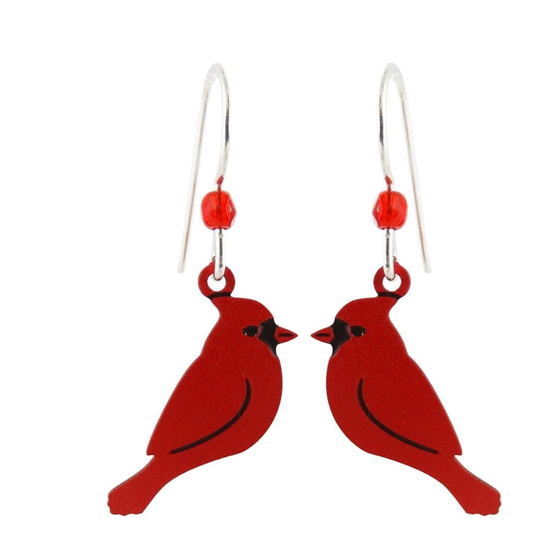 Cardinal Earrings