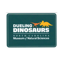 Load image into Gallery viewer, Dueling Dinosaurs Small Sticker
