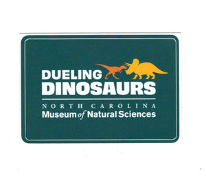 Dueling Dinosaurs Small Sticker