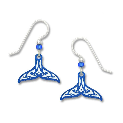 Māori Whale Fluke Earrings