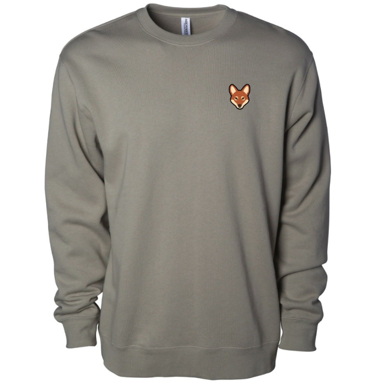 Endangered Animal Embroidered Crew Sweatshirt