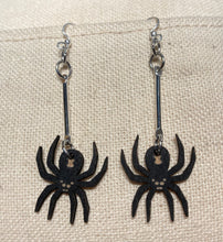 Load image into Gallery viewer, Spider Dangle Earrings

