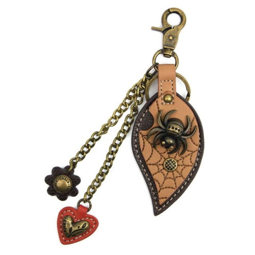 Spider Keyfob and charms