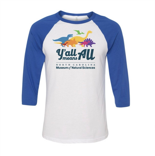 Y'all Means All Raglan Baseball T-shirt