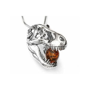 Amber T-Rex Pendant (no chain)