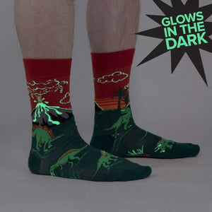 Dino Days Mens Crew Socks