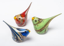Load image into Gallery viewer, Murano Glass Birds (Green available)
