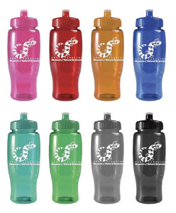 Pop-Top Water Bottle (Red, Green, Blue, Purple, Pink)