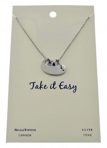 Sloth Take It Easy Necklace