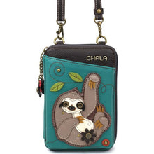 Load image into Gallery viewer, Sloth Wallet-Unzip Crossbody Bag
