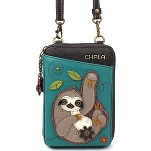 Sloth Wallet-Unzip Crossbody Bag